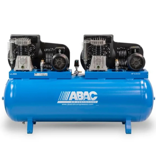 Air Compressor 900ltr 7.5+7.5hp 3ph 11bar 1654l/Min – Abac