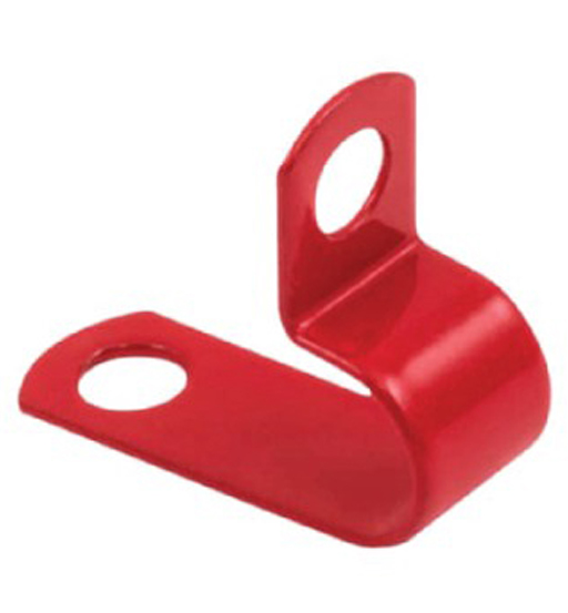 Fire Cable Clip Red