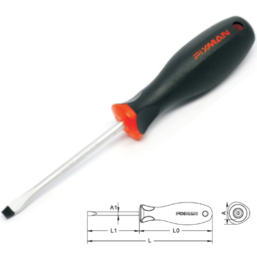 Fixman Screw Driver Flat 10"