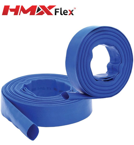 Flat Hose 8" (Blue Colour) X 100 Mtr Hmx Flex