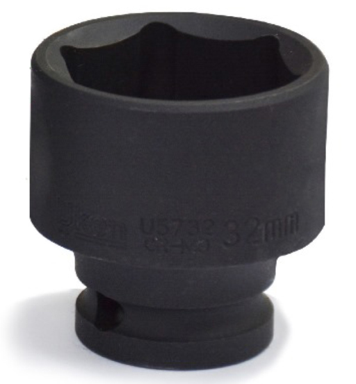 Impact Socket 1/2" Dr 6pt 32MM Uken