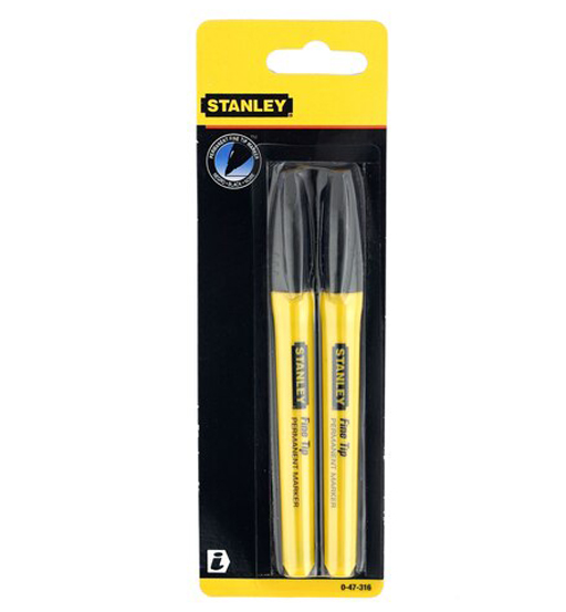 Stanley Fine Tip Black Marker (2 Pc) – view 3