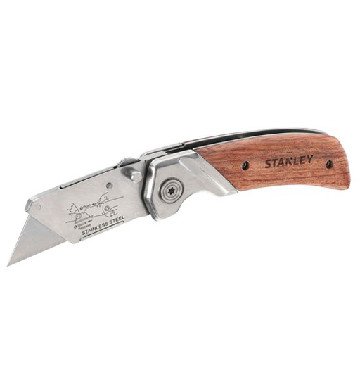 Stanley® Folding Utility Knife – Wooden Handle